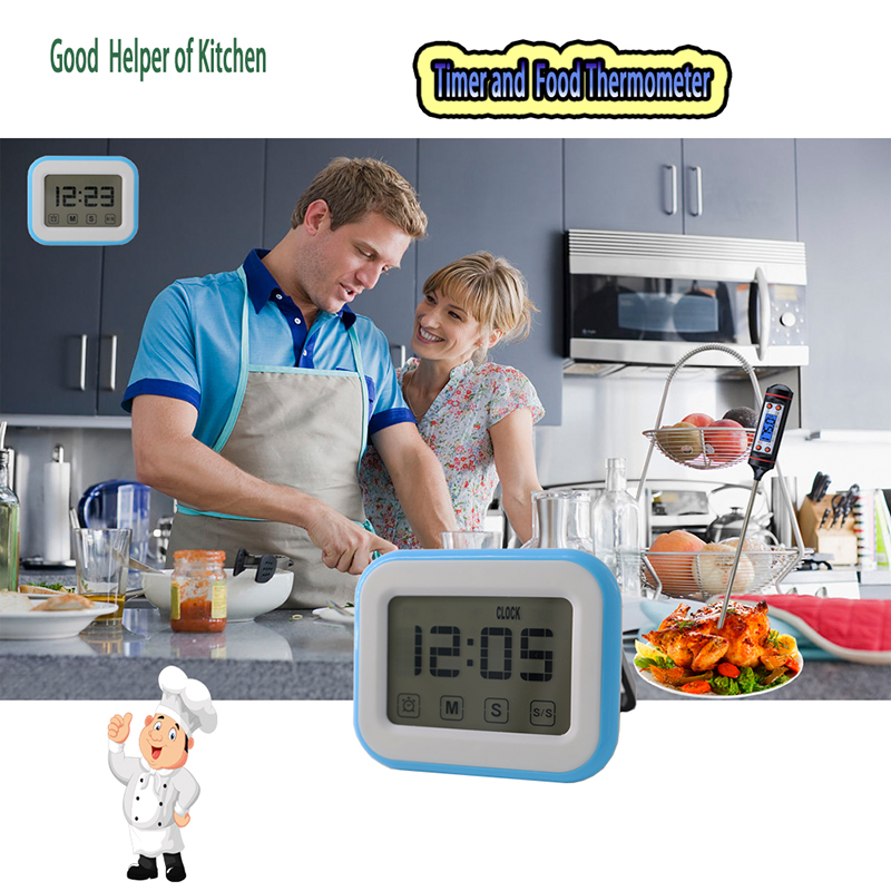 Touchscreen Comodo timer per display LCD di grandi dimensioni per Kitchen Meeting Room Etc