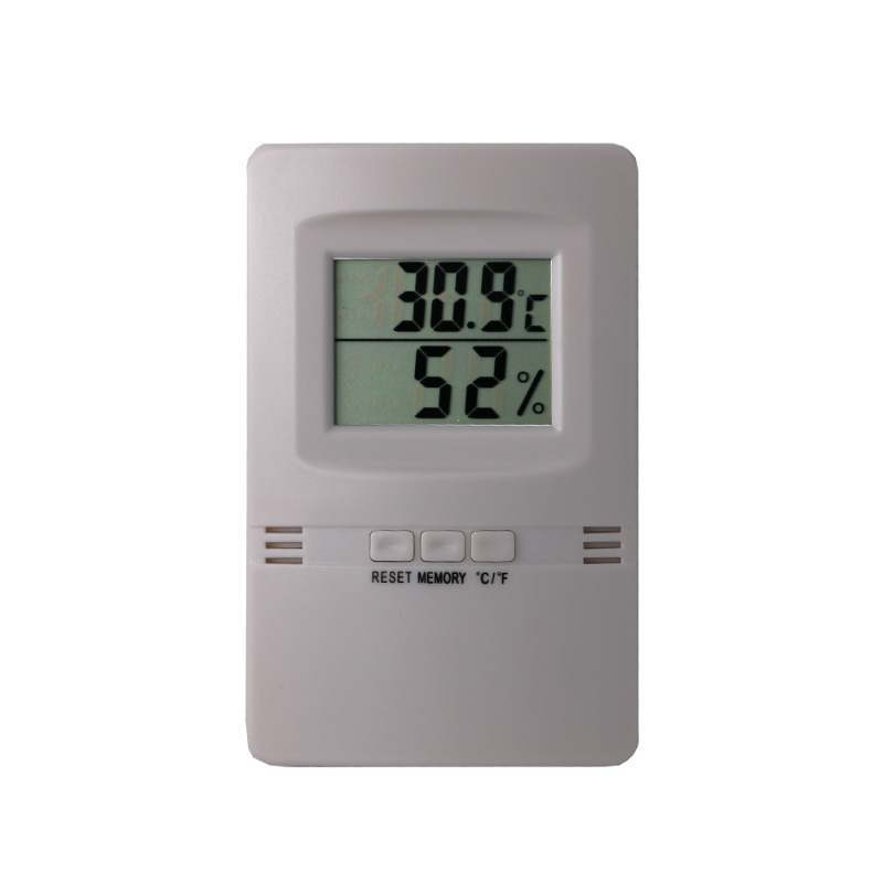 Termometro e igrometro digitale LCD ultra sottile e singolo + 1C + -5% RH Hygrothermograph