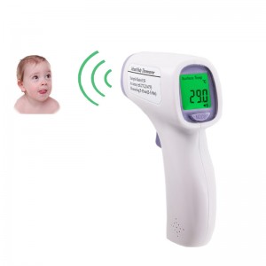 Termometro digitale a infrarossi a cristalli liquidi sano per temperatura corporea infantile